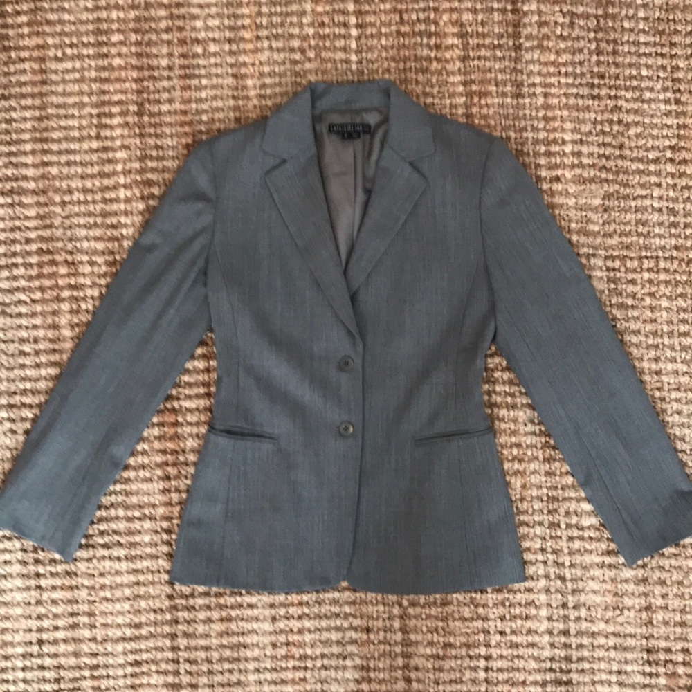 Lafayette 148 New York Grey Blazer